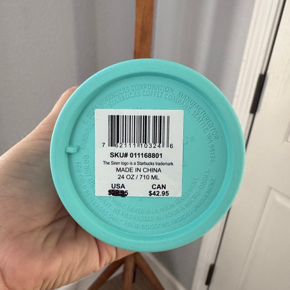 ☀️2025 Summer Starbucks Venti Gradient Cold Cup Tumbler w/Sun Umbrella Topper - Picture 5 of 6